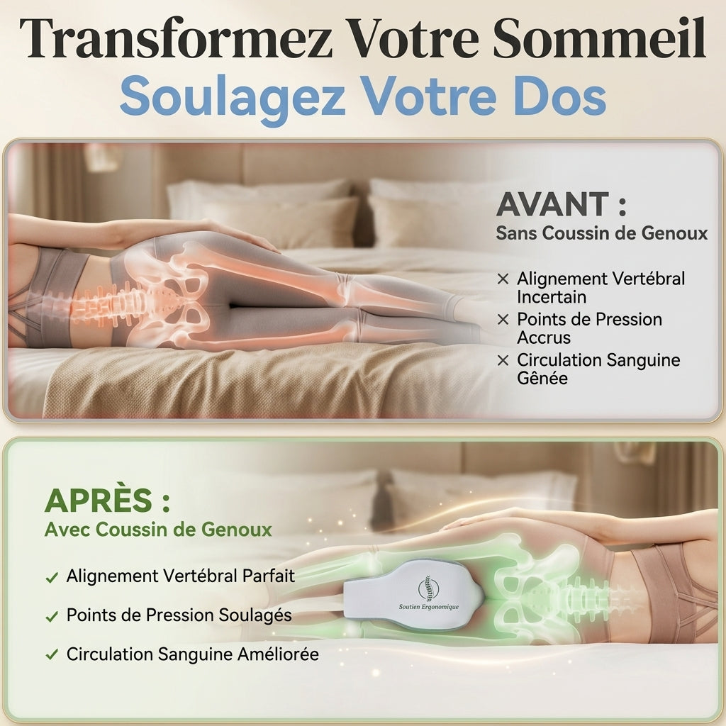Coussin Cale-Genoux — Alignement Hanches