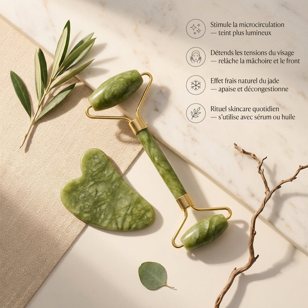 Rouleau de Jade — Rituel Massage Visage