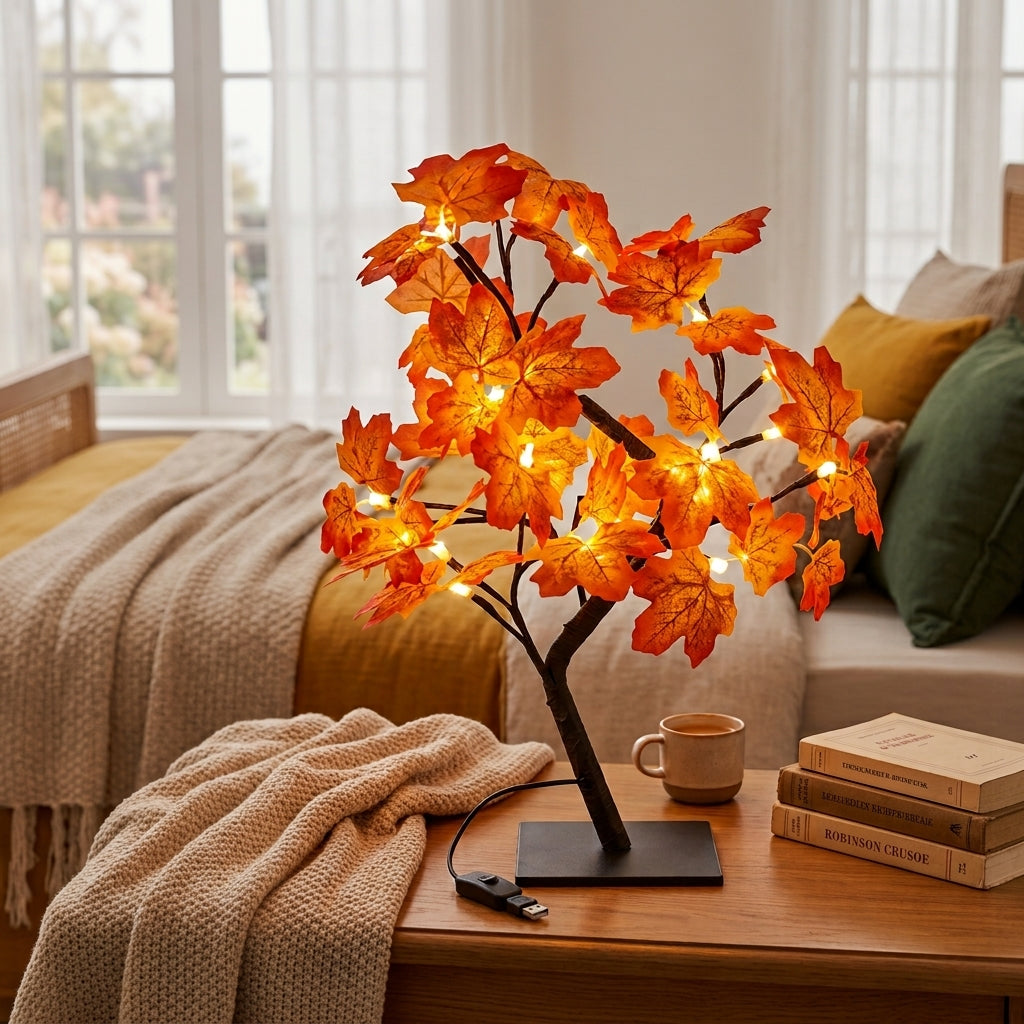 Lampe Arbre Lumineux — Table de chevet