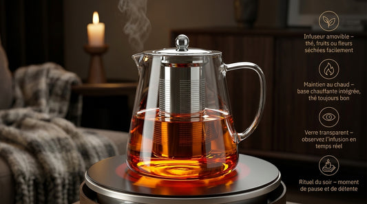 Théière en Verre avec Infuseur — Rituel Thé