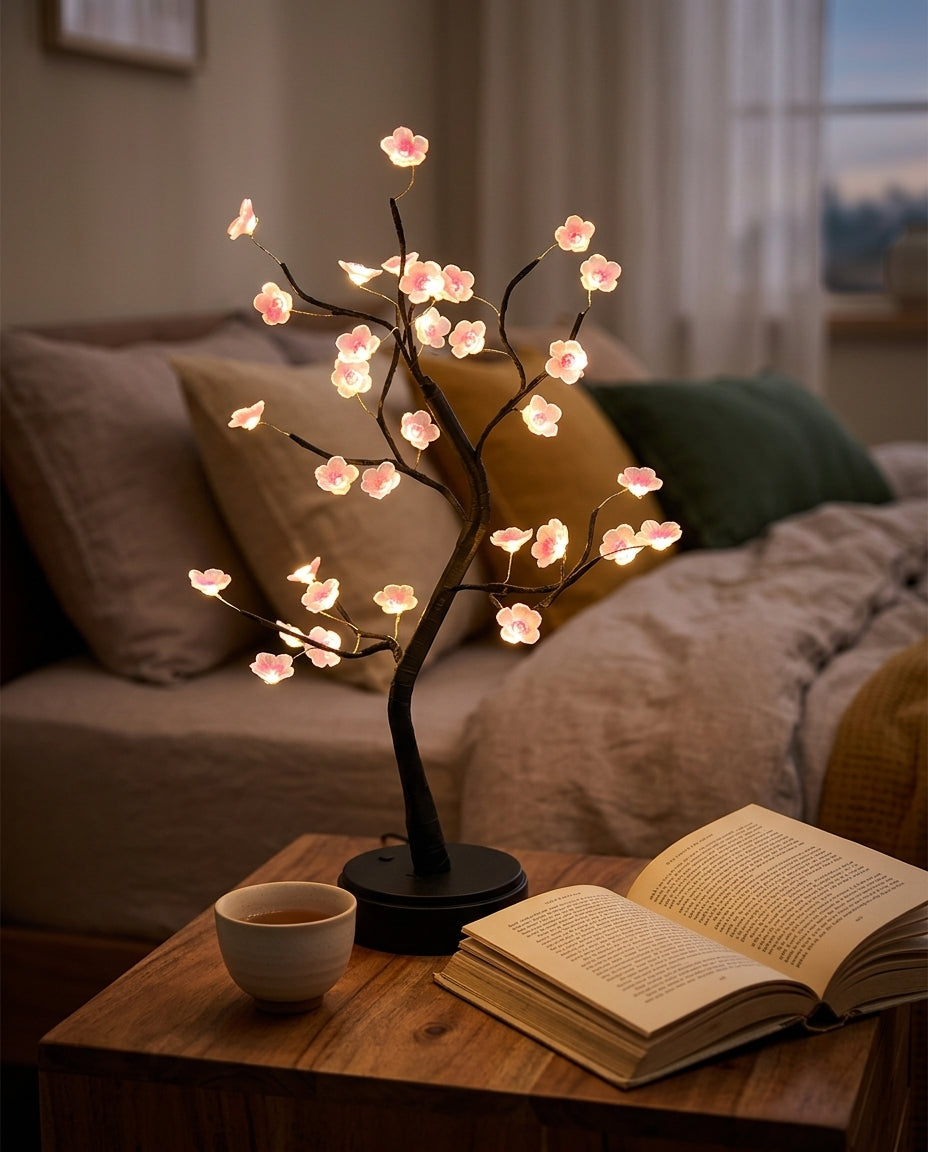 Lampe Arbre Lumineux — Table de chevet