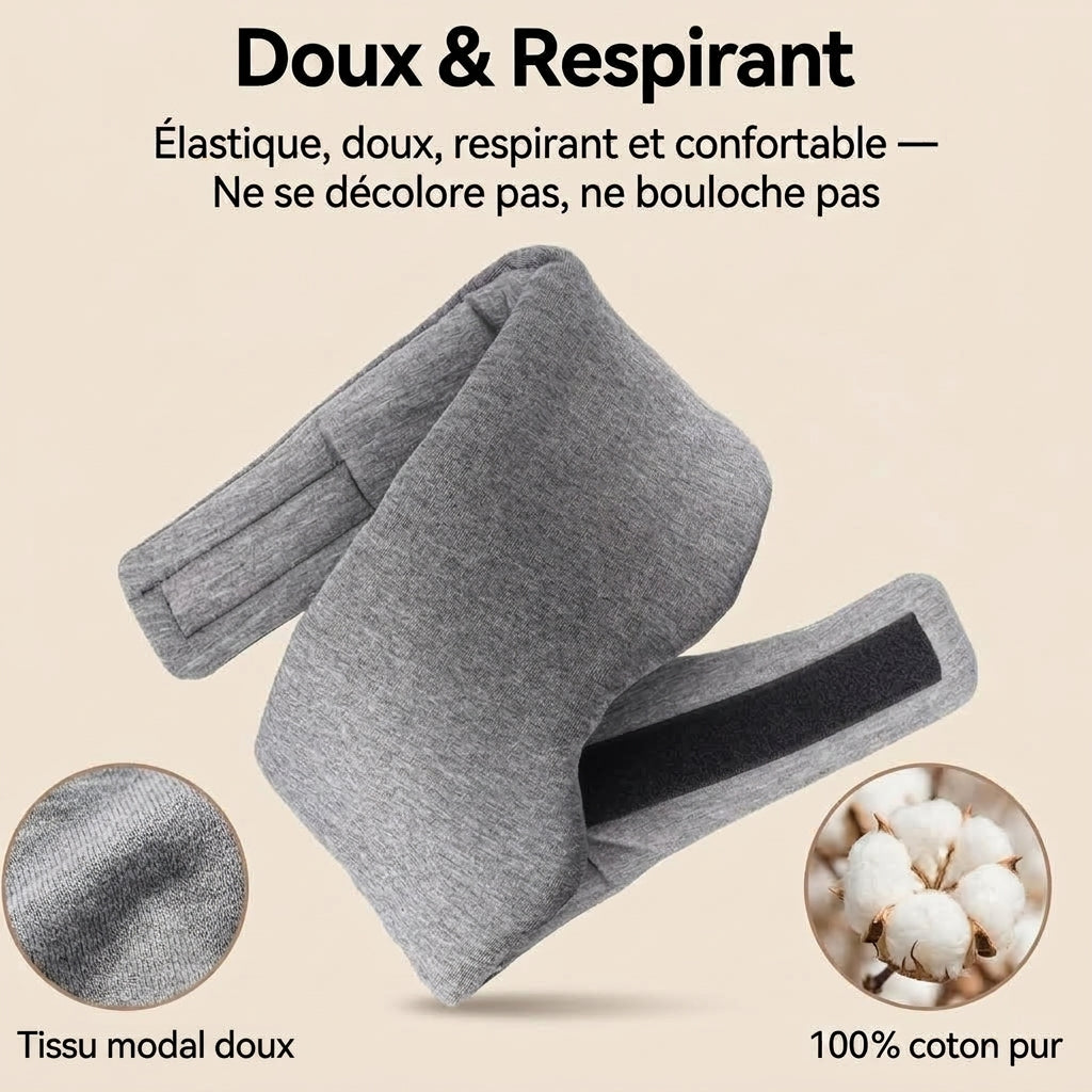 Masque de Sommeil Coton Doux — Confort Nuit