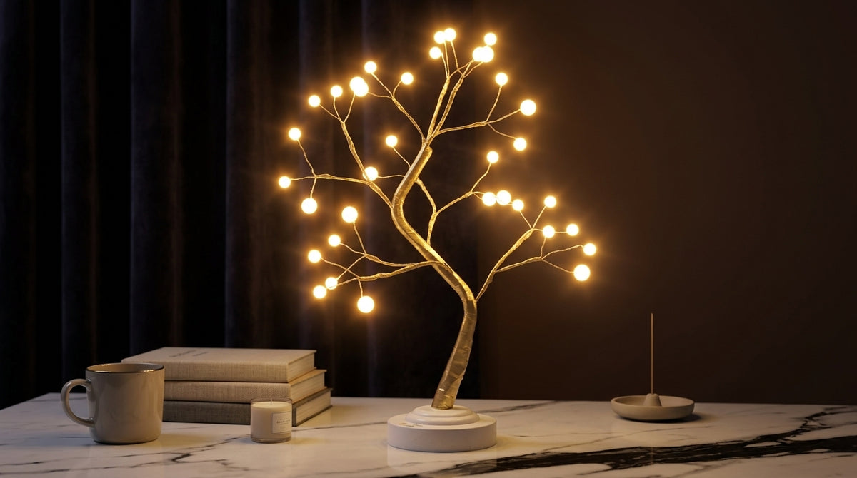 Lampe Arbre Lumineux — Table de chevet