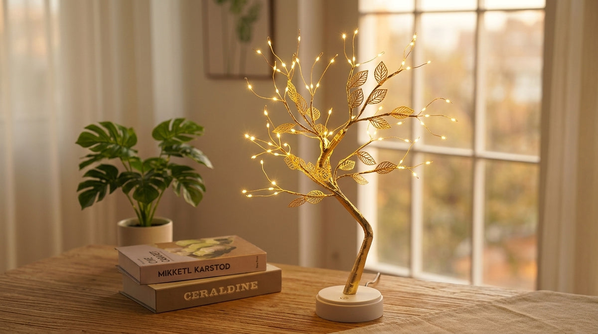 Lampe Arbre Lumineux — Table de chevet
