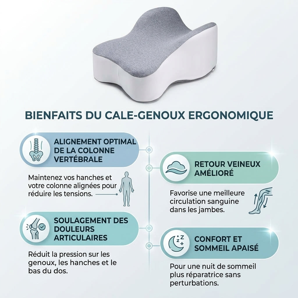 Coussin Cale-Genoux — Alignement Hanches