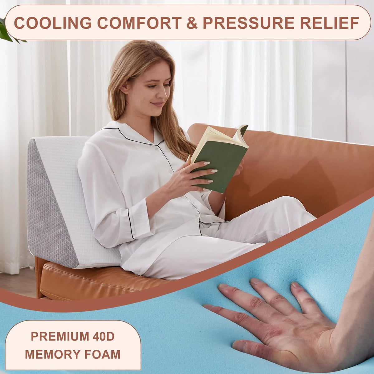 Coussin Cale-Jambes Inclinable — Confort Repos