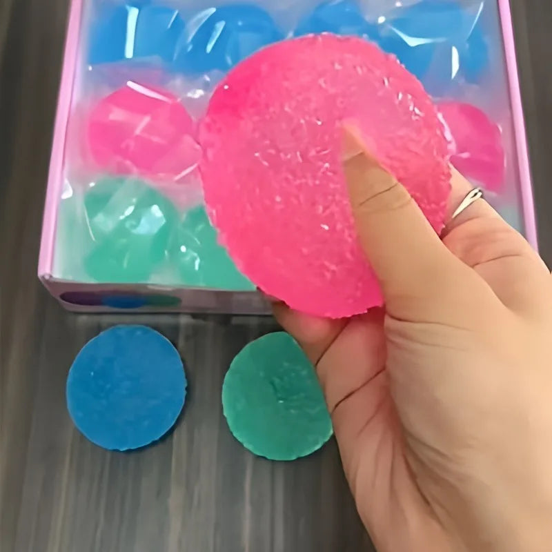 Balle Sensorielle Translucide — Anti-Stress Ludique
