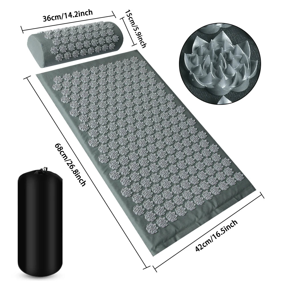 Tapis d'Acupression — Détente Plantaire & Dos
