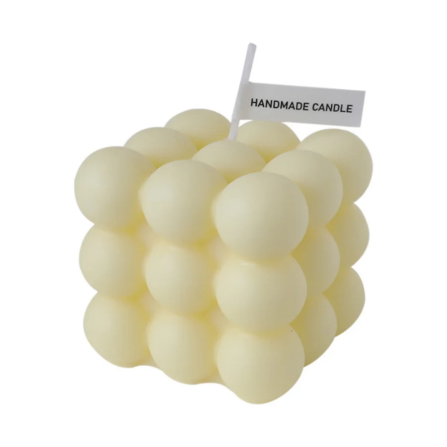Bougie Sculptée Sphère — Pièce Déco & Cadeau