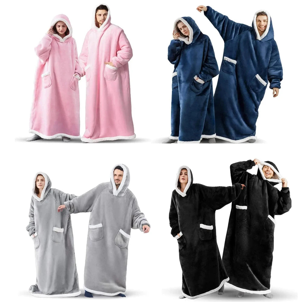 Plaid à Manches XXL — Cocooning Canapé