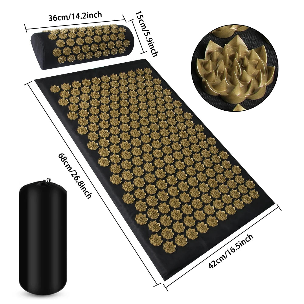 Tapis d'Acupression — Détente Plantaire & Dos