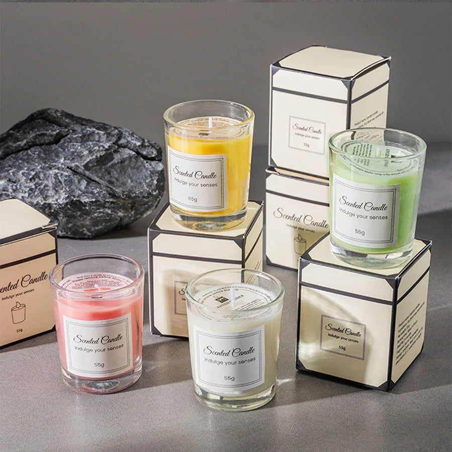 Bougie Parfumée Coffret Premium — Prête à Offrir