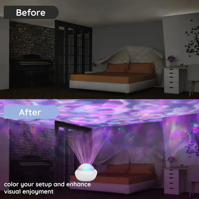 Projecteur Aurore Boréale — Ambiance Immersive