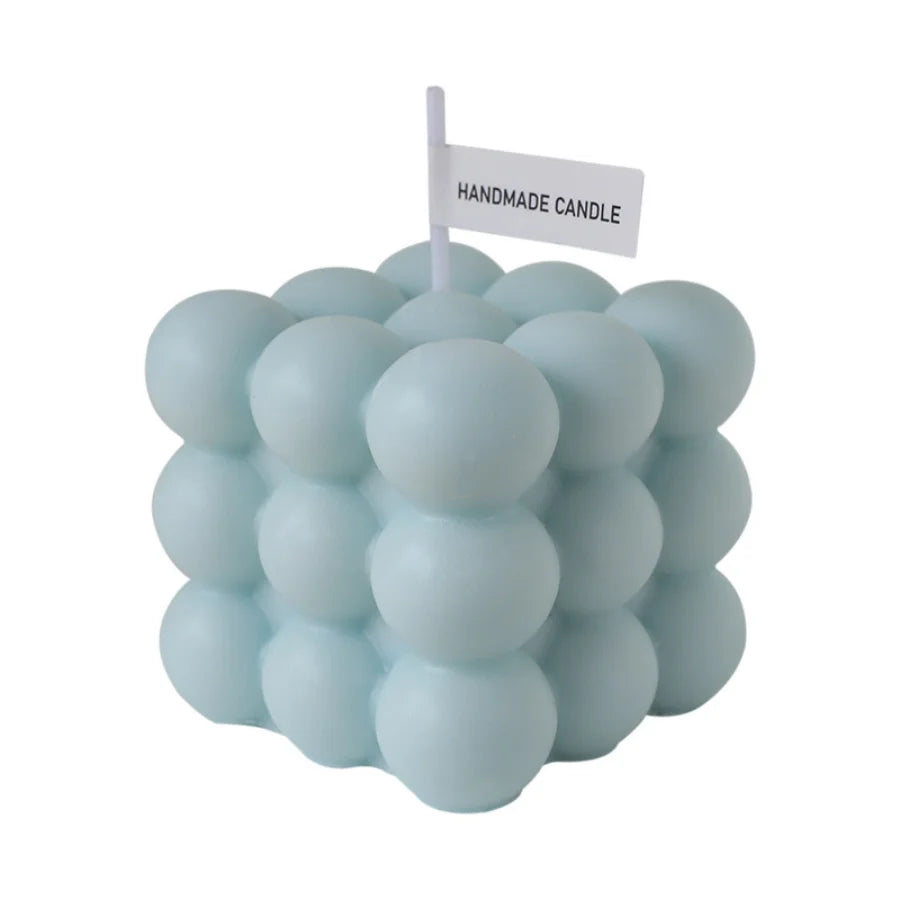 Bougie Sculptée Sphère — Pièce Déco & Cadeau