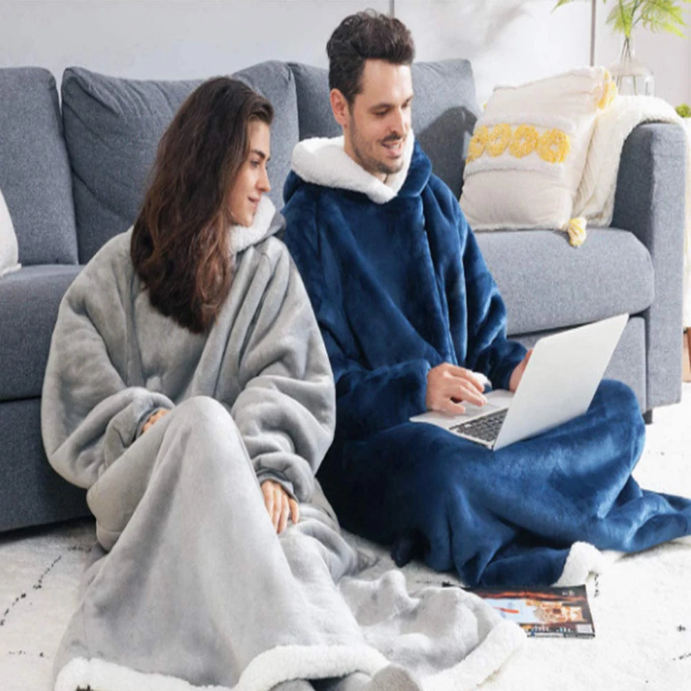 Plaid à Manches XXL — Cocooning Canapé