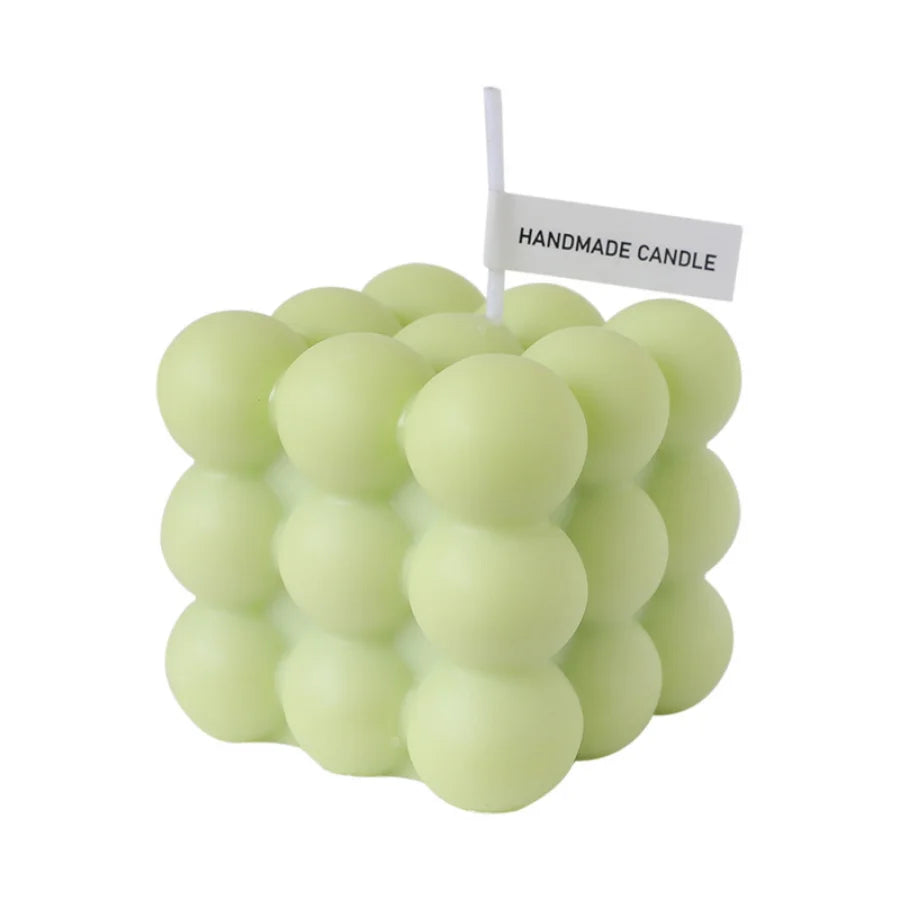 Bougie Sculptée Sphère — Pièce Déco & Cadeau