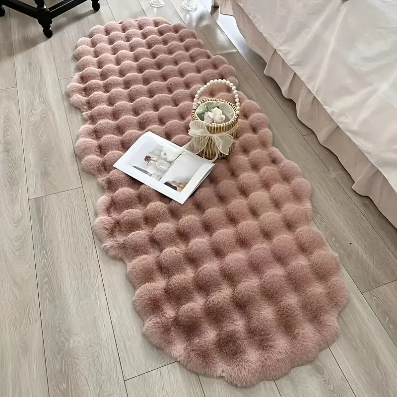 Tapis Peluche Cocooning — Douceur Sous les Pieds
