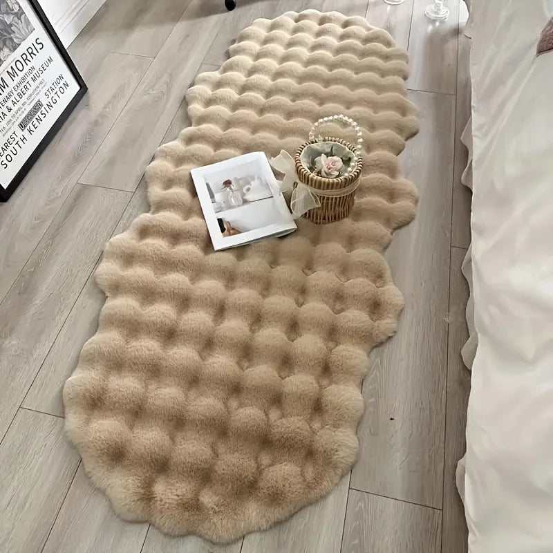 Tapis Peluche Cocooning — Douceur Sous les Pieds