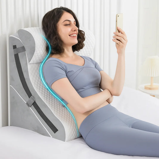 Set Coussins Ergonomiques 3-en-1 — Dos, Nuque & Anti-Reflux