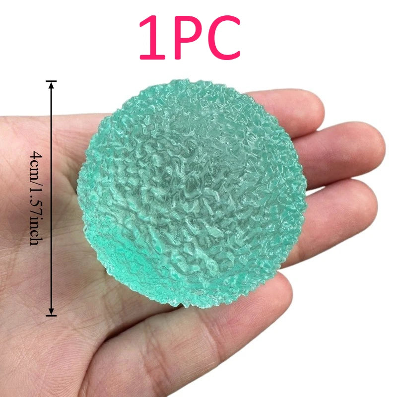 Balle Sensorielle Translucide — Anti-Stress Ludique