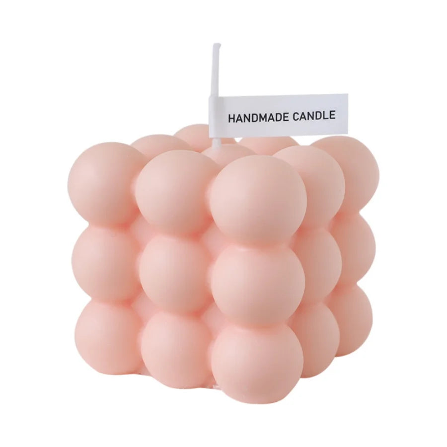 Bougie Sculptée Sphère — Pièce Déco & Cadeau