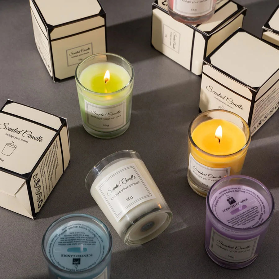 Bougie Parfumée Coffret Premium — Prête à Offrir
