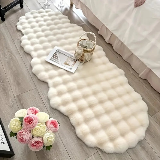 Tapis Peluche Cocooning — Douceur Sous les Pieds