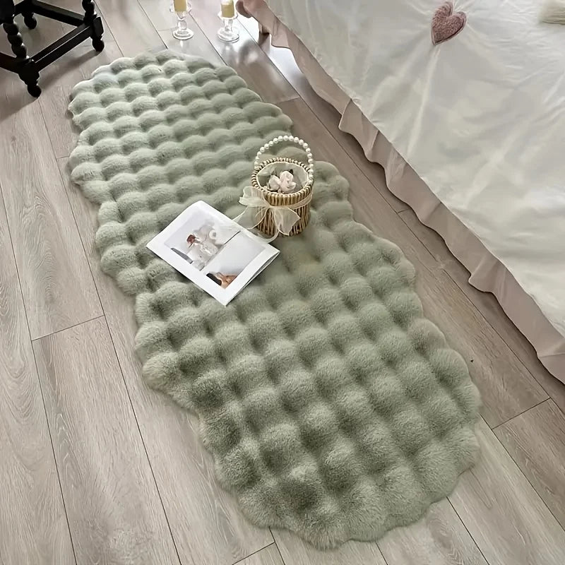 Tapis Peluche Cocooning — Douceur Sous les Pieds
